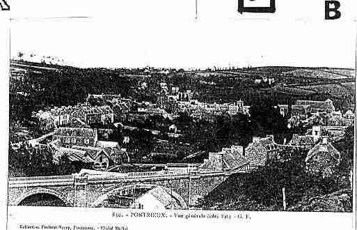 Ville de PONTRIEUX Carte postale ancienne